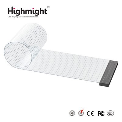 Sgrin Ffilm Grisial Tryloyw LED